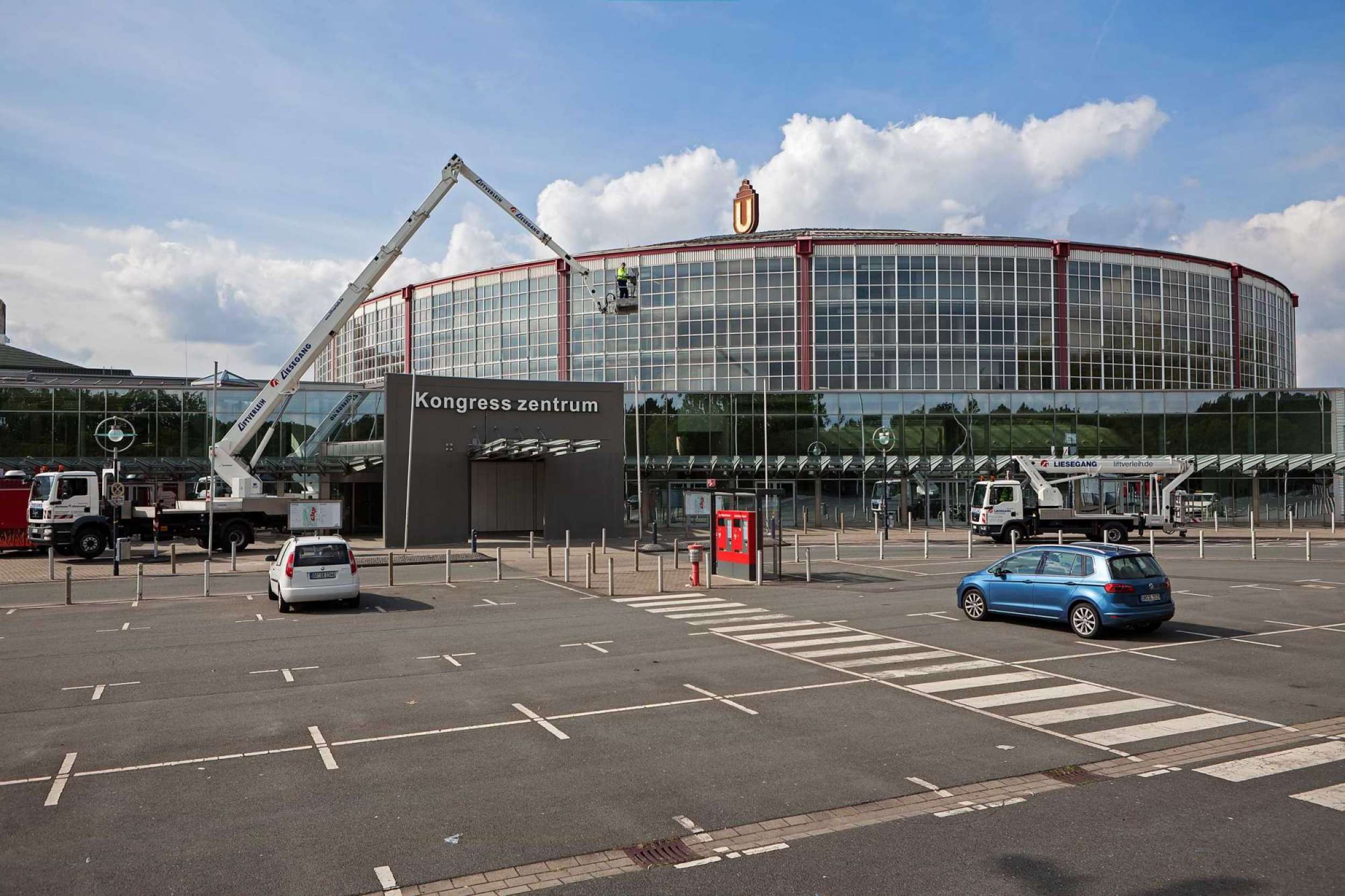 Arbeiten am Kongress Zentrum